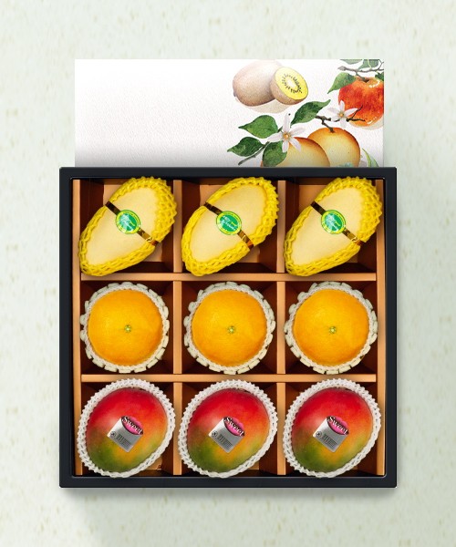 [自然名作] 프리미엄 망고혼합(골드&애플), 천혜향 혼합세트